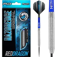 Red Dragon Red-Dragon Dartpfeile Razor Edge Original Steeldarts, mit Metallspitze, 25 g, 3 Stück
