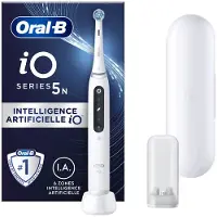 Oral-B iO5 elektrische Zahnbürste + Etui Quite White 1 St.