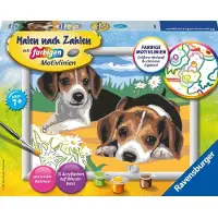 Ravensburger Malen nach Zahlen "Jack Russel Welpen"