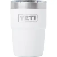 Yeti Coolers - Rambler 8 CL Stackable Cup - Isolierbecher Gr 237 ml weiß/grau