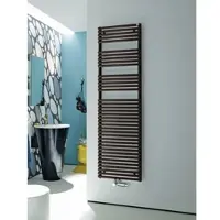 Zehnder HTW Forma Spa Handtuchwärmer, Design-Heizkörper, elektrisch, 1.281 x 60 x 496 mm, Dark Brown