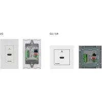 Kramer WP-789T 4K60 4:2:0 HDMI 1–Gang PoE Wall–Plate Sender mit RS–232 & IR mit großer Reichweite über HDBaseT