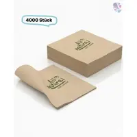 Blanc HYGIENIC Servietten braun, 24er, 1/4 Falz, 2-lagig, 4.000 Qualitäts-Servietten, Recyclingzellstoff, umweltfreundlich, reißfest