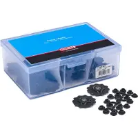 Elvedes Box von 10 Fahrradschaltungsrollen Ringlager + Spacer 2 x 11 dents