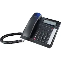 AGFEO T 18, Analoges Telefon, Freisprecheinrichtung, 99 Eintragungen, Schwarz