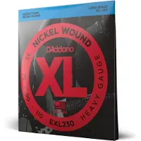D'Addario EXL230 Bassgitarrensaiten Heavy 55–110 lange Mensur