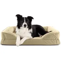DS Produkte Lumaland Hundebett In-& Outdoor M 90x65x9cm beige Hundebett Hundekissen Gr. M Hundekörbchen 90x65 cm Indoor Outdoor