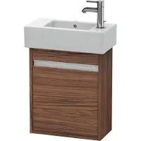 Duravit Waschtischunterschrank Ketho 45x22,5x55cm, wandhängend, T re, Nussb dunkel