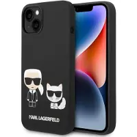 Karl Lagerfeld Klhmp14msskck Iphone 14 Plus15 Plus 6.7 Liquid Silicone Karl&choupette Handyhülle