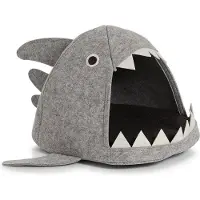 Zeller Tierbett "Hai" Filz, 45x38x32 cm