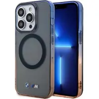 BMW BMHMP15XHTGE iPhone 15 Pro Max 6.7" szary/grey hardcase Gradient Bumper MagSafe