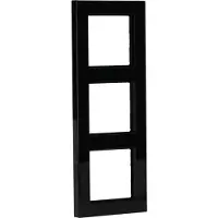 JUNG A 5583 BF SW Abdeckrahmen 3-fach schwarz Serie A550