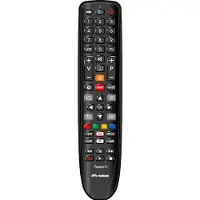 Meliconi Gumbody Personal 7 plus Universal TV-Fernbedienung Schwarz Gummi IR Wireless