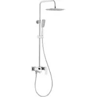 KFA Logon Brausegarnitur mit Regenbrause mit Batterie Chrom (5136-915-00)