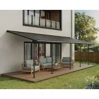 Palram Pergola 25,8m² anthrazitgrau 705604