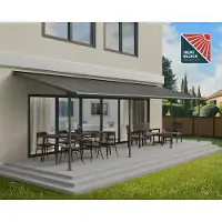 Palram Terrassendach "Capri Alu Terrassenüberdachung", einfache DIY Montage