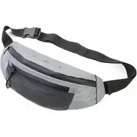 Troika REFLECTIVE BAG Gürteltasche reflektierend, grau/schwarz