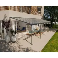 Canopia Aluminium Terrassenüberdachung Feria Anthrazit 295x1035x305 cm