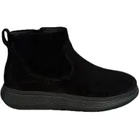 FitFlop IQ-Comff Suede Zip Ankle Boots SCHWARZ 40