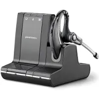 Plantronics DECT Headset Savi W730 USB Über-Ohr Ohrbügel Telefon schwarz -