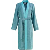 Cawö Bademantel 6431 Kimono Turquoise Damen-46