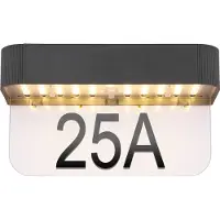 Globo Lighting LED Solarleuchte "SOLARLEUCHTE KUNSTSTOFF GRAU, 1XLED-Modul" LED-Modul 1 Stk. Warmweiß Solarleuchte grau matt mit Sensor, IP54, 3 Leuchtstufen, Akku