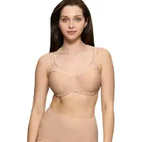 Triumph Minimizer-BH "Modern Soft+Cotton" verkleinert die Brust optisch um eine Cup-Größe
