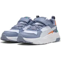 Puma Trinity 2 LT AC + PS Klittenband Laag - Grijs - Maat 30