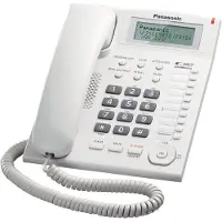 Panasonic Festnetztelefon Corp. KX-TS880EXW LCD Weiß