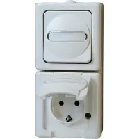 Heinrich Kopp 130802000, CEE 7/3, 2 Modul(e), CEE 7/4, Weiß, 250 V, 16 A