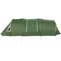 vidaXL Tunnelzelt 4-Personen 4 Personen Grün und Weiß