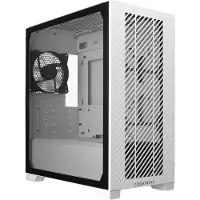 Cooler Master Elite 301 Lite, Mini Tower, PC, Weiß, ITX, micro ATX, Stahl, Kunststoff, Gehärtetes Glas, 16,4 cm