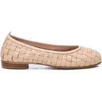 Carmela für Damen. 16166201-BEIGE Ballerinas 161662 beige (40), Leder, Braun, Wohnung, Keine, Lässig, Klassisch