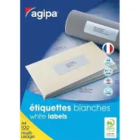 Agipa Universal-Etiketten, 70 x 31 mm, weiá, rechteckig