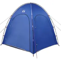 vidaXL Poolzelt Grau 366 x 305 x 231 cm Polyester und Fiberglas