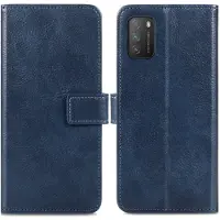 IMoshion Xiaomi Poco M3 Hülle - Kunstleder - - Klapphülle - Dunkelblau