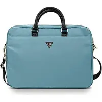 GUESS Torba GUCB15NTMLLB 16 niebieski /blue Nylon Triangle Logo