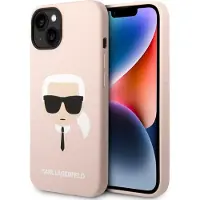Karl Lagerfeld KLHMP14MSLKHLP iPhone 14 Plus 6,7" hardcase jasnoró?owy/light pink Silicone Karl's He