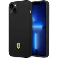 Ferrari Fehcp14msibbk Iphone 14 Plus15 Plus 6.7 Silicone Handyhülle