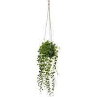 Atmosphera 38 Cm Deco Green Herbal Collection Artificial Plant Golden