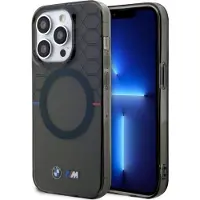 BMW Etui BMHMP14LHGPK iPhone 14 Pro 6.1" szary/grey Pattern MagSafe
