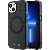 BMW Etui BMHMP14SHGPK iPhone 14 6.1" szary/grey Pattern MagSafe
