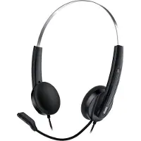 Genius HS-220U, Kopfhörer mit Mikrofon, Lautstärkeregler, schwarz, 2.0, abschließbar, USB