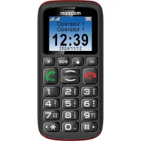 Maxcom Comfort MM428, Balken, Dual-SIM, 4,57 cm (1.8"), Bluetooth, 800 mAh, Schwarz, Rot