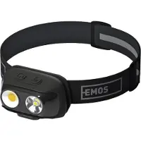 Emos COB LED aufladbare Stirnlampe P3542, 500lm, 130m, Li-pol 1200 mAh