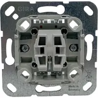Gira 310200, Wippschalter, 2P, Chrom, Grau, Wand, LED, 240 V
