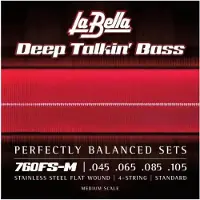 La Bella Bass 760FS-M Flat Med. 045/105