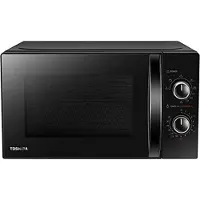 Toshiba Mikrowellenherd MW-MG20P mit Grill und Schnellabtauung, Schwarz