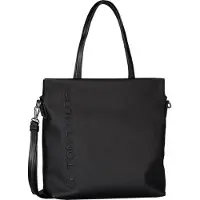 Tom Tailor Handtaschen Rosa, Zip shopper M, black, Schwarz