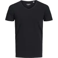 Jack & Jones T-Shirt "SLIM- FIT BASIC TEE V-NECK" mit V-Ausschnitt